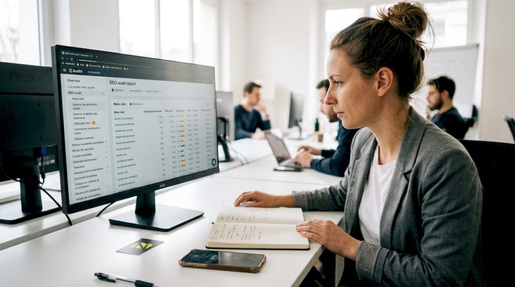 Spécialiste en référencement, j’analyse en profondeur votre site pour identifier les axes d’optimisation et booster votre visibilité sur le web.