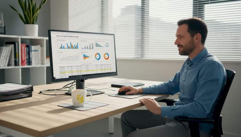 Expert en optimisation web évaluant les performances d’un site internet