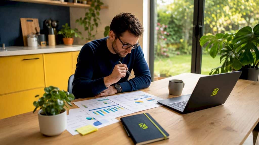 Un expert en marketing en train d’analyser la rentabilité des campagnes digitales.