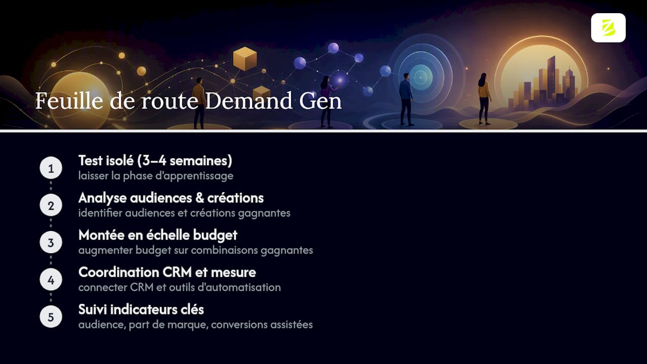 Comment intégrer Demand Gen dans une feuille de route d'acquisition ? — overview diagram