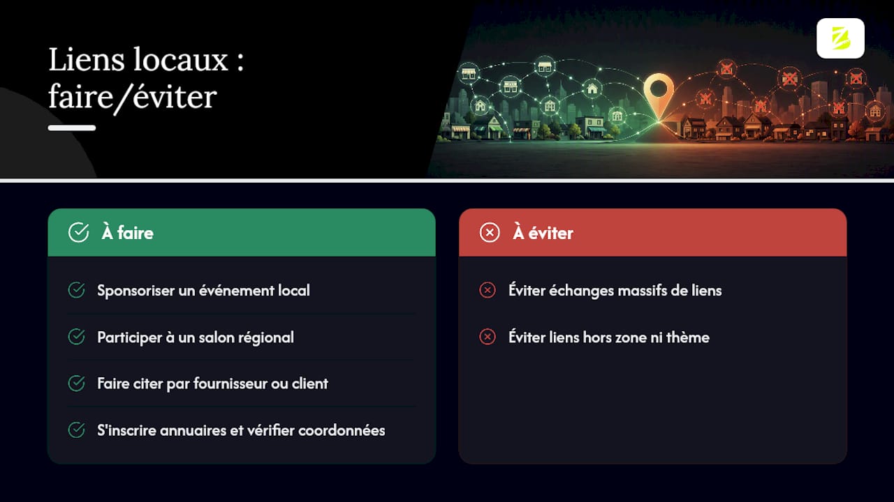 Stratégies de création de liens locaux pertinents — overview diagram