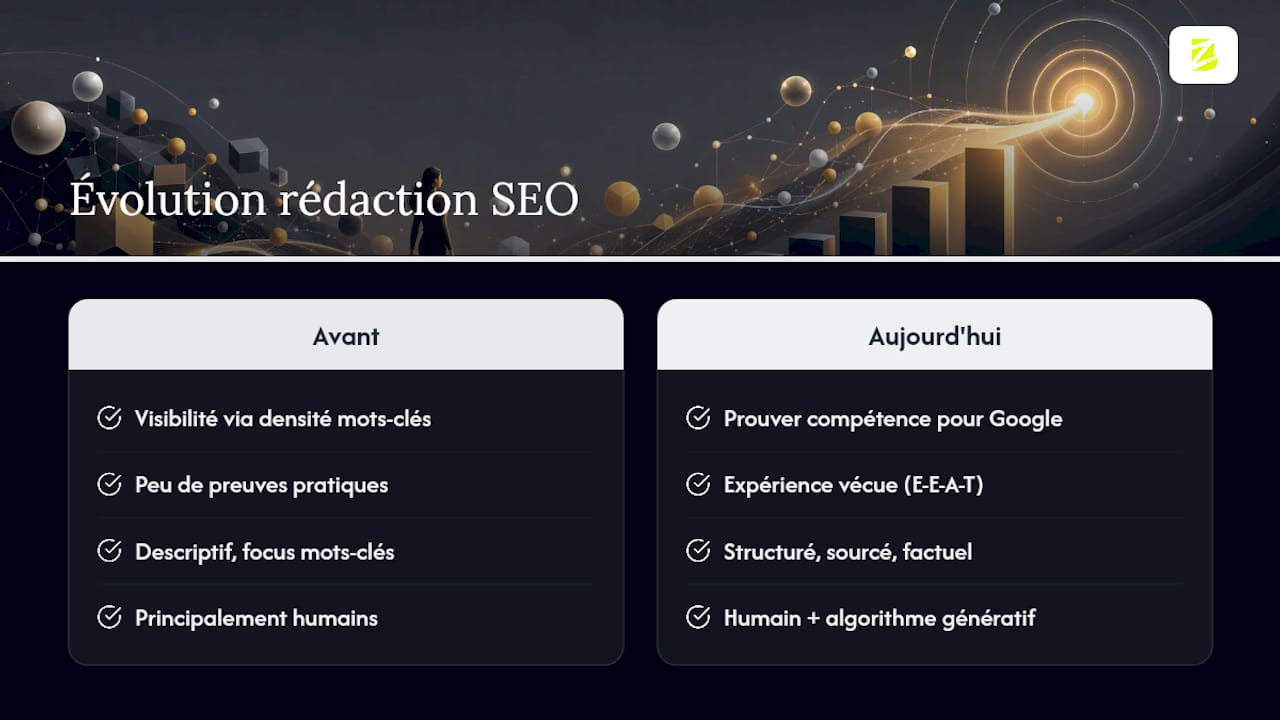 Qu'est-ce que la rédaction contenu SEO aujourd'hui, en 2026 ? — overview diagram
