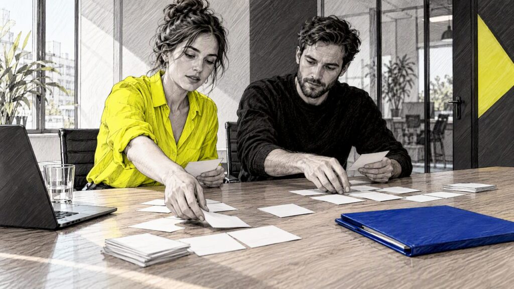 Équipe chargée de la sélection des comptes B2B prioritaires
