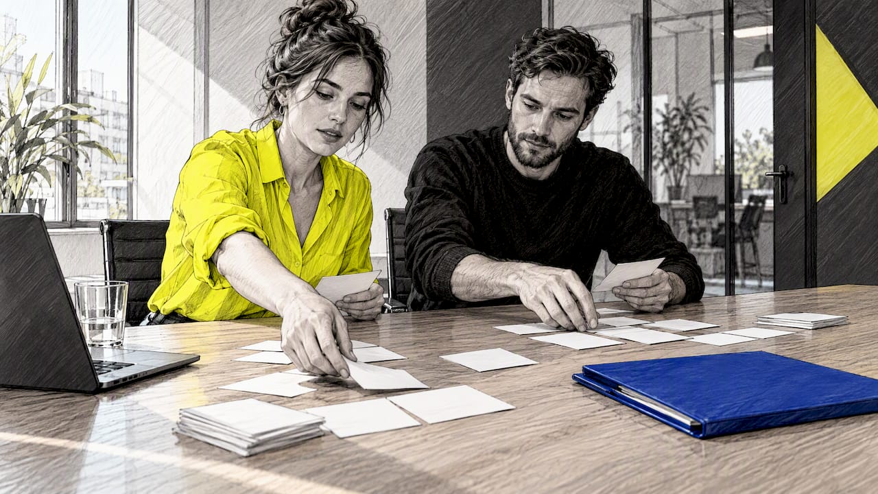 Équipe chargée de la sélection des comptes B2B prioritaires