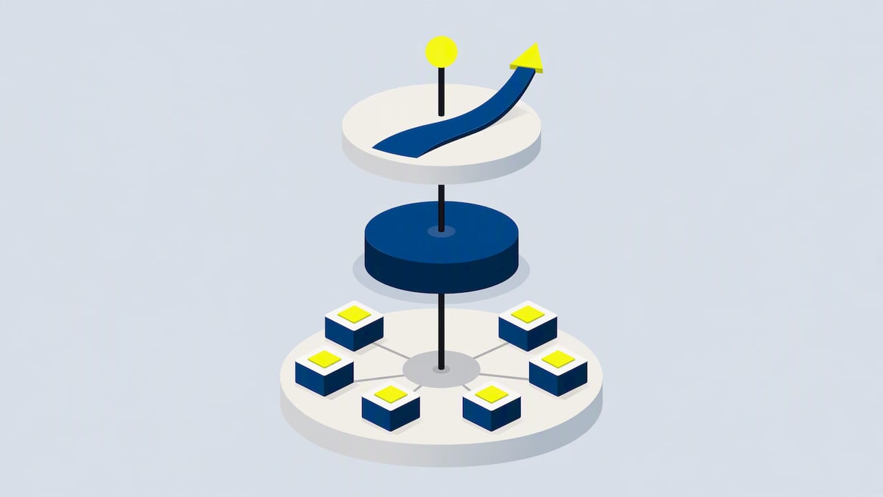 Organisation visuelle des éléments de la marque