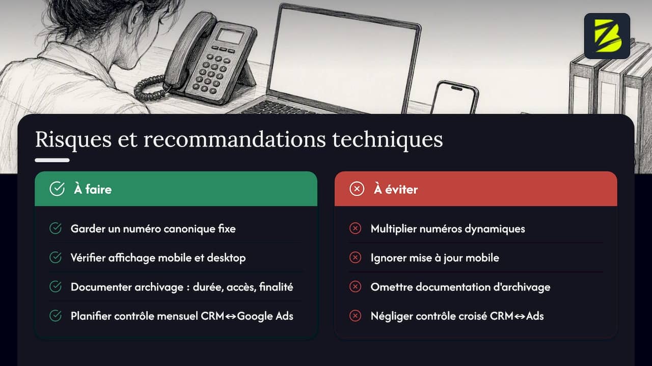 Risques techniques fréquents et recommandations d'agence — overview diagram