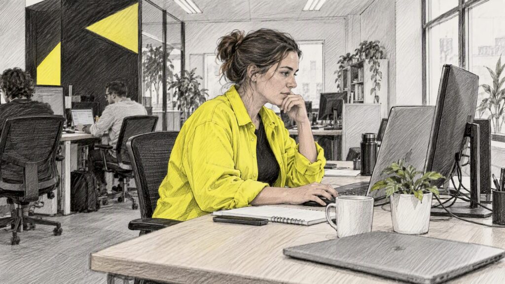 Expert SEO analysant une URL fraîchement publiée