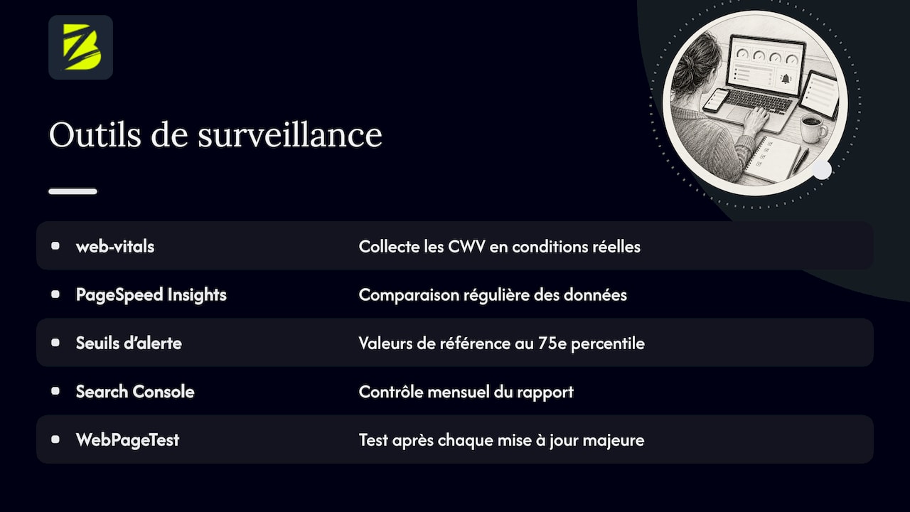 Surveillance et alertes automatiques de la performance — overview diagram