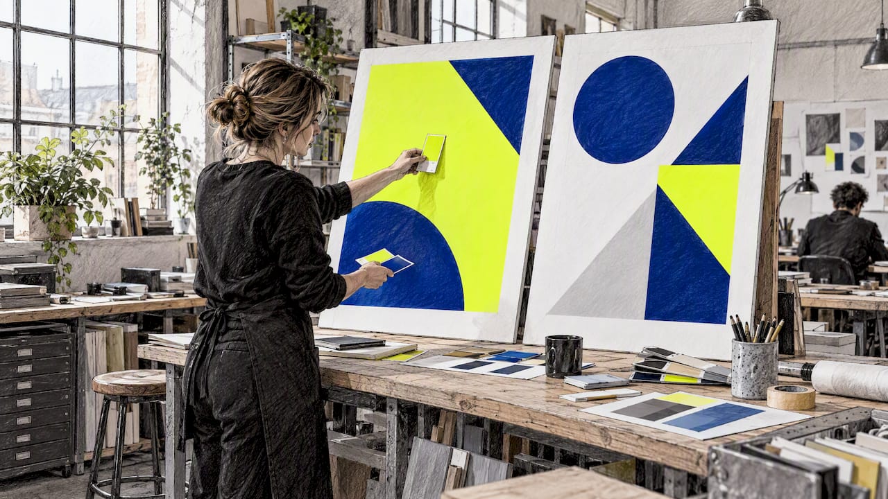 Comparaison de deux chartes graphiques