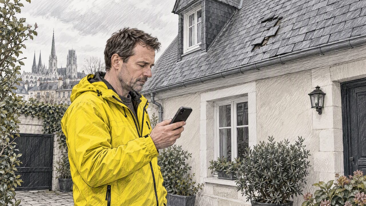 Un particulier recherche un couvreur pour une toiture