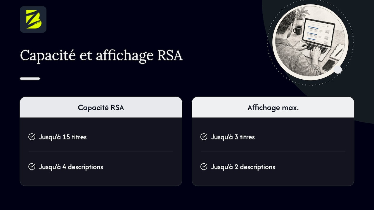 Capacité et affichage des éléments d’une RSA