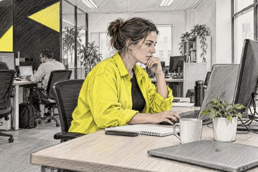 Expert SEO analysant une URL fraîchement publiée