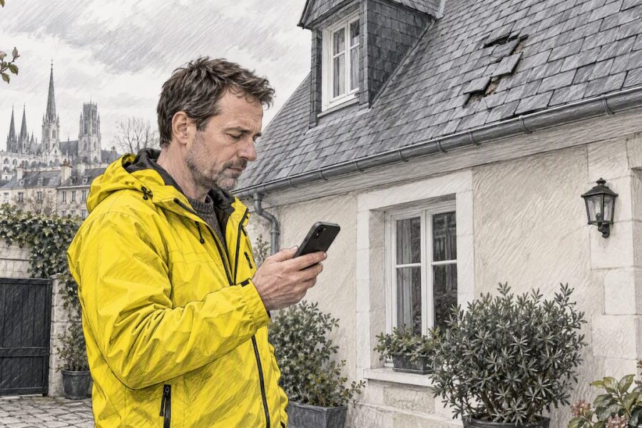 Un particulier recherche un couvreur pour une toiture